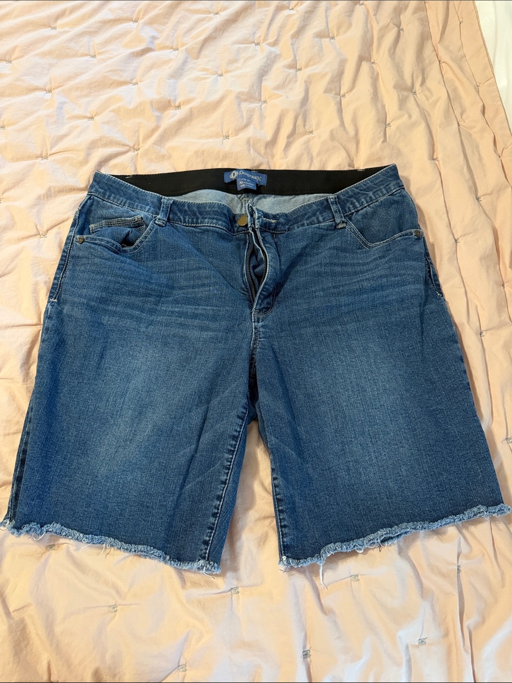 Denim Shorts Ab-Solution technology